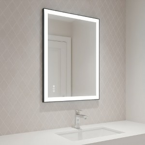 CIPACHO 32"x24"  Bathroom Mirror - Touch Control, Anti-Fog, 3 Color Temperatures, Shatterproof Tempered Glass for Bathroom - 1 of 4
