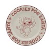 Disney 10" Mickey Mouse Cookie Santa 2 Dessert Plate Red/White - 2 of 4