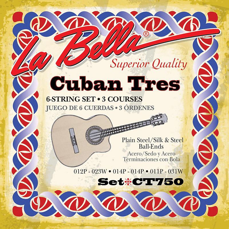 La Bella CT750 Cuban Tres Strings, 1 of 2