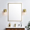 Elegant Lighting Benny 1 light Brass and Clear Bath Sconce - 3 of 4
