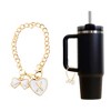 Unique Bargains Heart Bow Water Cup Pendant 1 Pc - 3 of 4