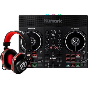 Numark Party Mix Live DJ Controller Bundle With Professional Headphones - 1 of 4