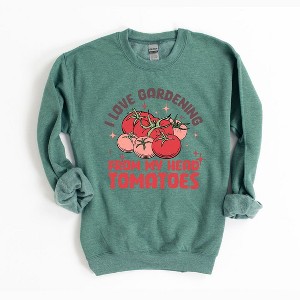 Simply Sage Market Women's Graphic Sweatshirt I Love Gardening - 1 of 3