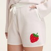 Women's Embroidered Strawberry Sweater Shorts - kate spade new york x Target Cream - 4 of 4