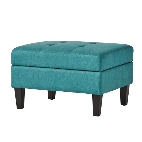 GDFStudio Bridger Contemporary Fabric Tufted Storage Ottoman - image 1 of 4