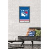 Trends International NHL New York Rangers - Logo 21 Framed Wall Poster Prints - 2 of 4