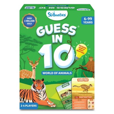 Skillmatics Guess in 10 World of Animals Card Game