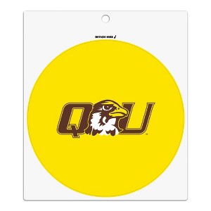 Quincy University Secondary Logo Automotive Car Refrigerator Locker Vinyl Circle Magnet - 1 of 4