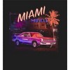 Car Fanatic Miami Muscle Long Sleeve Adult Hooded Sweatshirt - 2 of 2