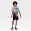 Boys' Pokémon Hoenn Legendary Weather Trio Oversized Short Sleeve Graphic T-Shirt - Gray - 4 of 4
