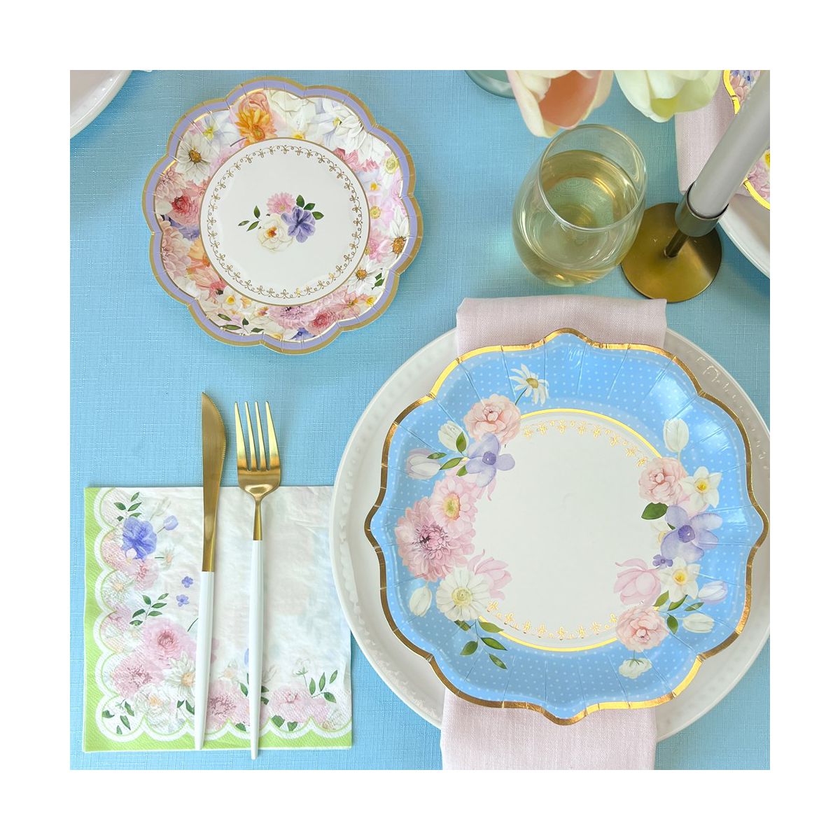 Kate Aspen Tea Time Party 62 Piece Party Tableware Set (16 Guests) | 00246NA-KIT - thumbnail 2