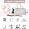 Generic Gym Bag for Women with Shoes Compartment Small Duffel Bag Sport bag wi - 2 of 4