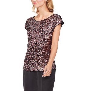 Vince Camuto Womens Sequins Pullover Blouse - 1 of 1