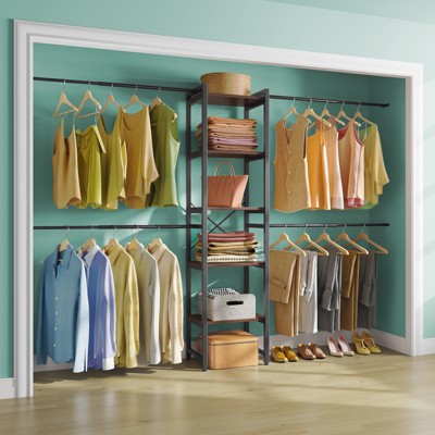 Expandable Walk-In Closet Organizer Kit