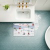 Stupell Industries Tis The Season Ski Slopes Printed Plush Bath Mat And Bath Rug, Design By Caverly Smith, 18"X30" - 4 of 4