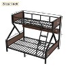 TIRAMISUBEST Twin over Full / Twin XL over Queen Bunk Bed, Kids / Teens Metal Bed Frame with Storage Shelves and LED Light - 4 of 4