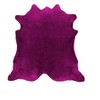 HomeRoots 6' X 7' Purple Cowhide Hand Knotted Area Rug - 4 of 4