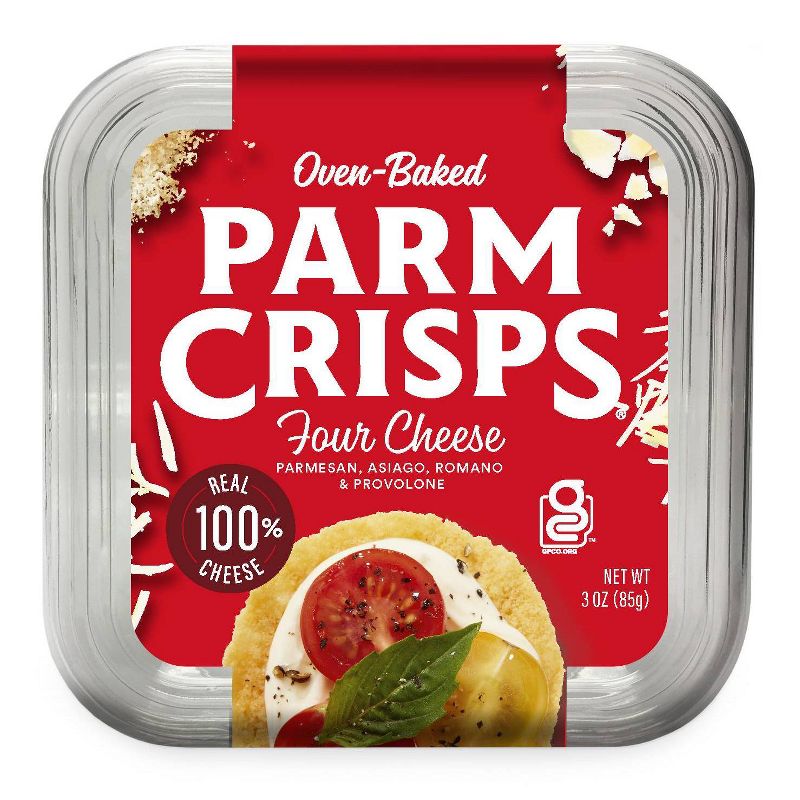 Parm Crisps Four Cheese Parmesan Crisps Tub - 3oz, 1 of 7