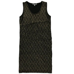 NY Collection Womens Gold Shimmer Bodycon Dress - 1 of 1