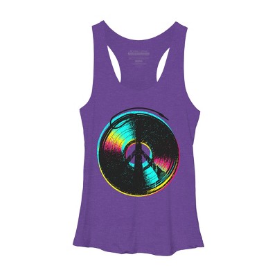 Women's Design By Humans Colors and Music By clingcling Racerback Tank Top