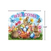 Briarwood Lane Spring Easter Art Sign 8.25x10.25 Springtime Bunnies For Easter Art Sign - 2 of 4