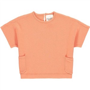 Girl's Fiona Short Sleeve Sweater - VIGNETTE - 1 of 3