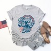 Simply Sage Market Women's Happy 4th Of July Rainbow Short Sleeve Graphic Tee - 3 of 4