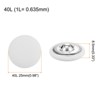 Unique Bargains Metal Shank Round Cloth Covered DIY Sewing Buttons 20 Pcs - 2 of 4