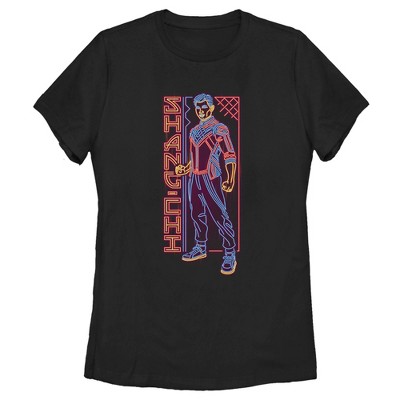 Women's Shang-Chi and the Legend of the Ten Rings Neon T-Shirt