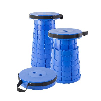 Kitchen + Home Telescoping Camping Stool - Blue : Target