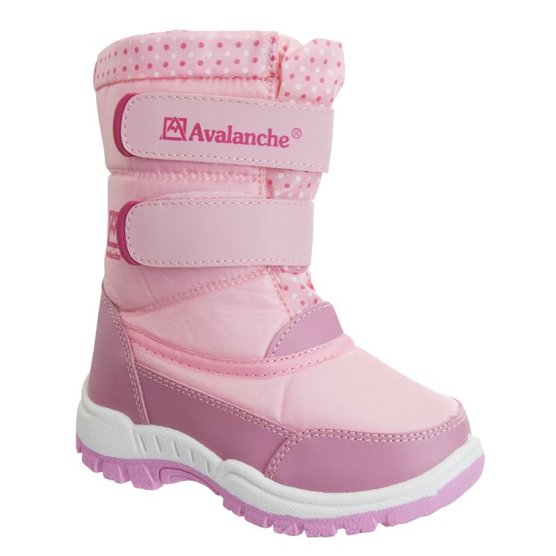 Avalanche Dots Girls' Hook and Loop Snowboots. (Little Kids/Big Kids), 1 of 9