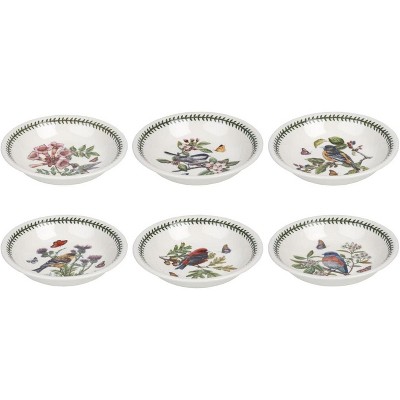 Portmeirion Botanic Garden Birds Pasta Bowl - Set of 6