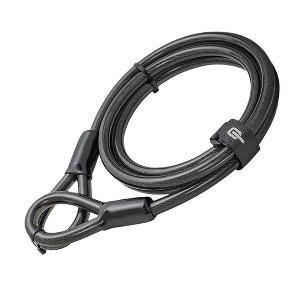 Hiplok Steel Core Loop End Cable 2m x 10mm, Black - 1 of 1