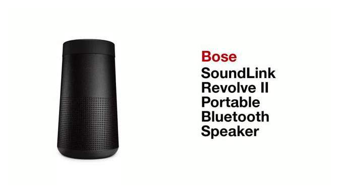 Bose SoundLink Revolve II Portable Bluetooth Speaker, 2 of 14, play video