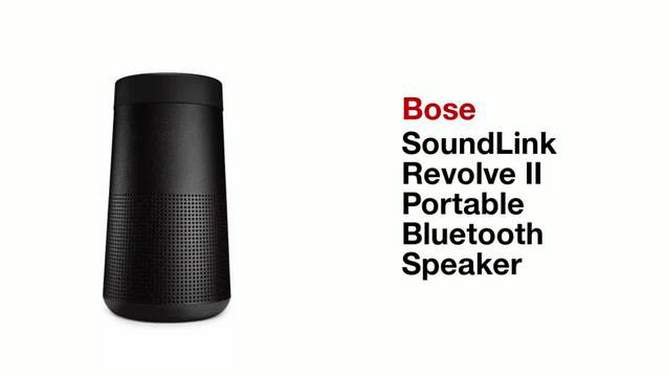 Bose SoundLink Revolve II Portable Bluetooth Speaker, 2 of 12, play video
