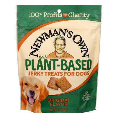 Newman's Own Original Plant Based Jerky Soft Chewy Dog Treats - 5oz