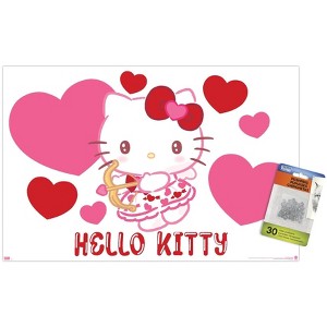 Trends International Hello Kitty: 25 Valentine's Day - Bow Unframed Wall Poster Prints - 1 of 4