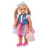 Our Generation Evie 18" School Doll in Rainbow Skirt with Backpack & Accessories Set - image 2 of 4