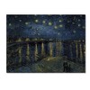 Trademark Fine Art -Vincent van Gogh 'The Starry Night II' Canvas Art - 2 of 3