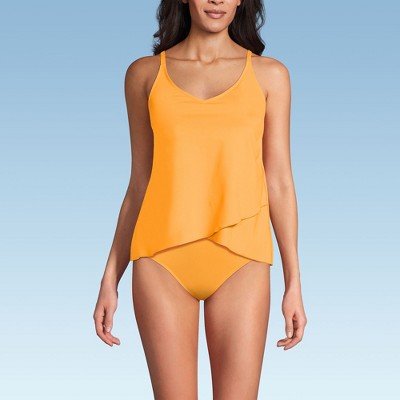 Lands' End Women's Tulip Hem Tankini Top