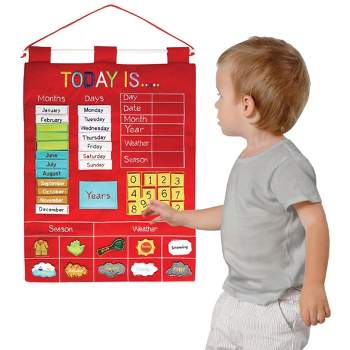 Today Is Childrens Educational Wall Calendar by Almas Design
