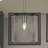Toltec Lighting Cadina 1 - Light Pendant in  Matte Black/Brushed Nickel - 2 of 4