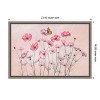 Amanti Art Cosmos Flowers and Butterfly by Lydia Jacobs Canvas Wall Art Print Framed 23 x 16-in. - 4 of 4