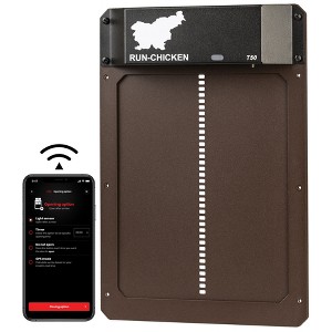 RUN-CHICKEN - T50 Automatic Coop Door (Brown) - 1 of 1