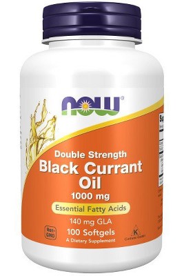 Black Currant Oil 1,000 mg by Now Foods  -  100 Softgel