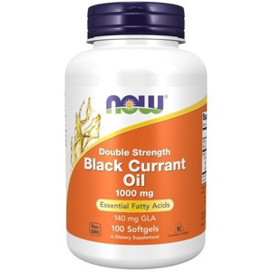 Black Currant Oil 1,000 mg by Now Foods  -  100 Softgel - 1 of 3