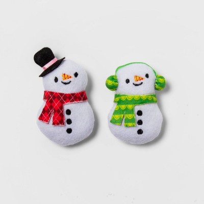 Holiday Snowmen Cat Toy - 2pk - Wondershop™