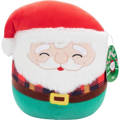 Squishmallow 10" Santa Claus - Official Kellytoy Christmas Plush - Collectible Soft & Squishy Holiday Stuffed Animal Toy - Gift for Kids, Girls & Boys