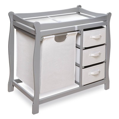 target white changing table