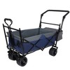 Whisen 480Lbs Collapsible Wagon with Canopy, Wagon Cart with 7" All-Terrain Wheels & Push Handle - 4 of 4